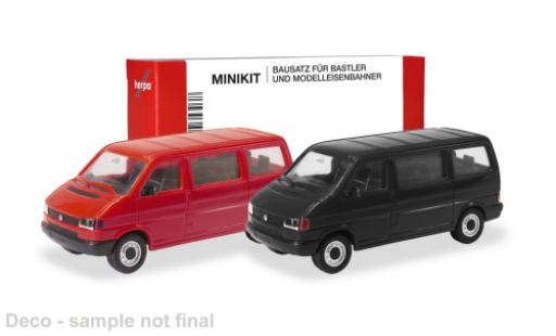 Volkswagen T4 1/87 Herpa MiniKit rot/schwarz 1:87 diecast model cars