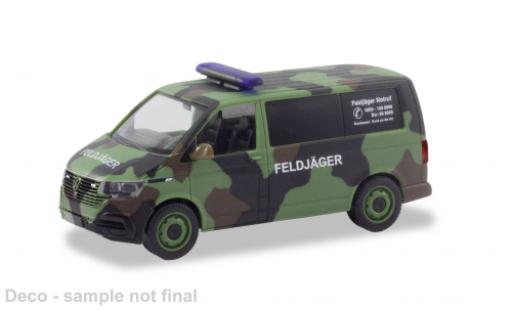 Volkswagen T6 1/87 Herpa .1 Bus Feldjäger 1:87 Military diecast model cars