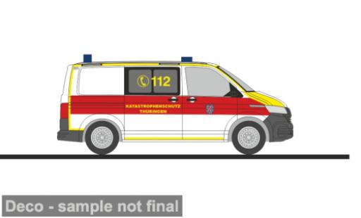 Diecast model cars Volkswagen T6 .1 Katastrophenschutz Th&Atilde;&frac14;ringen 1/87 Rietze