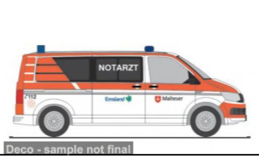 Volkswagen T6 1/87 Rietze Malteser Papenburg 1:87 diecast model cars