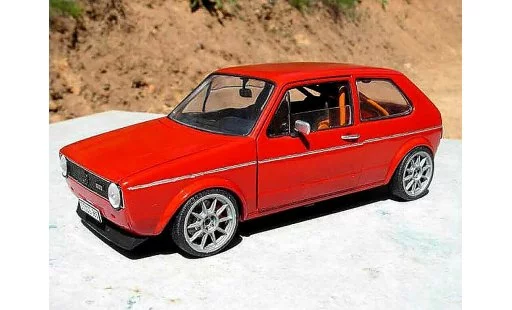 Volkswagen Golf GTI 1/18 Solido preparation piste rallye diecast model cars
