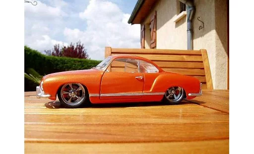 Volkswagen Karmann Base 1/18 Solido orange pulp diecast model cars