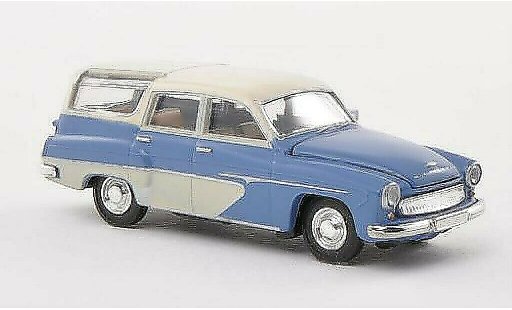 Wartburg 311 Camping 1/87 Brekina blue/beige diecast model cars