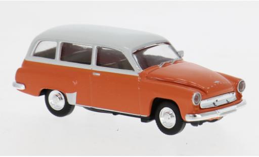 Wartburg 311 1/87 Brekina Kombi orange/grau 1959 1:87 diecast model cars