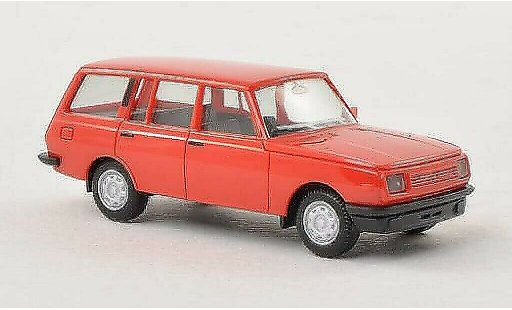 Wartburg 353 Tourist 1/87 Herpa red 1985 diecast model cars
