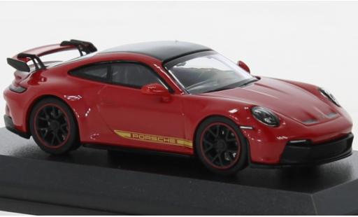 Porsche 992 GT3 1/64 Wbros 911  red diecast model cars