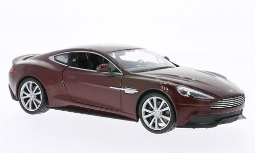 Diecast model cars Aston Martin Vanquish 1/24 Welly metallic red Aston Martin Vanquish 1/24 Welly metallic red diecast model cars