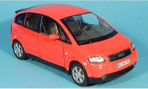 Audi A2 1/24 Welly rot 1:24 diecast model cars