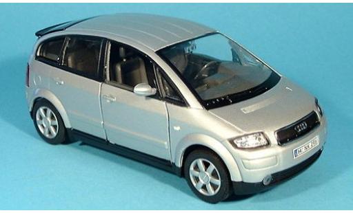 Audi A2 1/24 Welly silber 1:24 diecast model cars