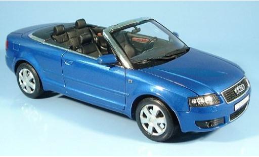 Diecast model cars Audi A4 1/18 Welly met. blau 2002 1:18 Audi A4 1/18 Welly met. blau 2002 1:18 diecast model cars