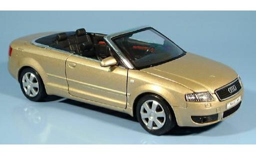Diecast model cars Audi A4 1/24 Welly met. gold 2003 1:24 Audi A4 1/24 Welly met. gold 2003 1:24 diecast model cars