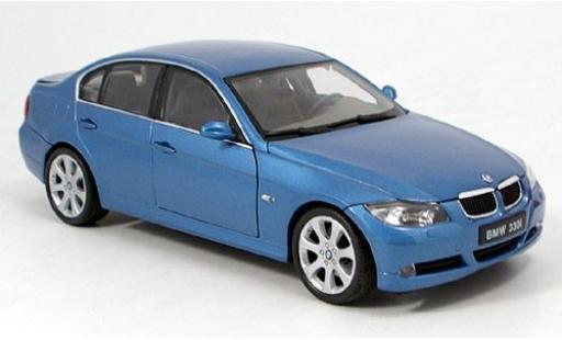 Bmw 330 1/18 Welly i met.-blau 1:18 diecast model cars
