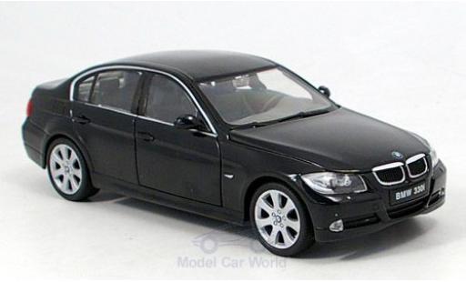 Bmw 330 1/24 Welly i black 2005 diecast model cars