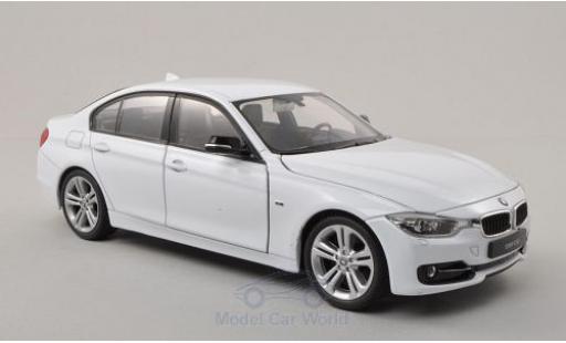 Bmw 335 1/24 Welly i (F30) white diecast model cars