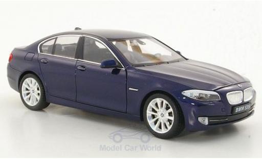 Bmw 535 F10 1/24 Welly i (F10) metallic blue diecast model cars