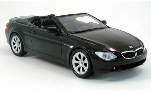 Diecast model cars Bmw 645 1/18 Welly CI Cabriolet schwarz 2004 1:18 Bmw 645 1/18 Welly CI Cabriolet schwarz 2004 1:18 diecast model cars