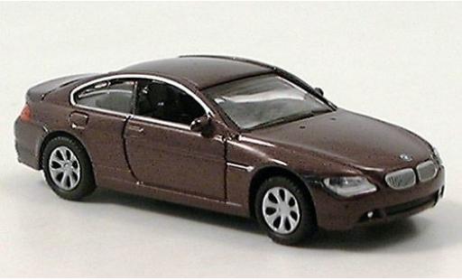 Bmw 645 1/87 Welly ci met.lila 1:87 diecast model cars
