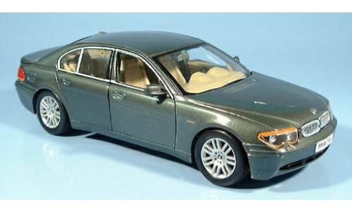 Bmw 745 1/24 Welly i met. grün 2002 1:24 diecast model cars