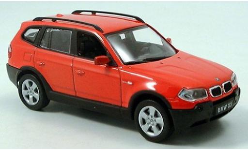 Bmw X3 1/43 Welly rot 1:43 diecast model cars