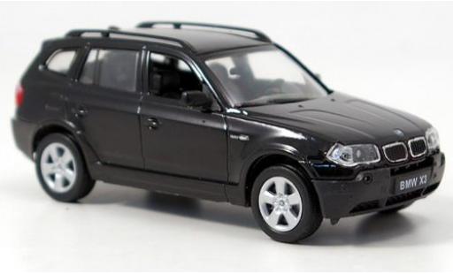 Bmw X3 1/43 Welly schwarz 1:43 diecast model cars