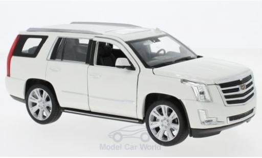 Diecast model cars Cadillac Escalade 1/24 Welly white 2017 Cadillac Escalade 1/24 Welly white 2017 diecast model cars