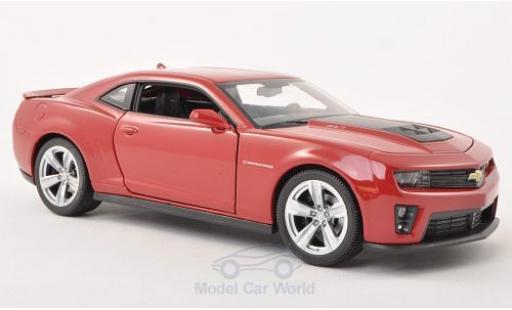 Chevrolet Camaro ZL1 1/24 Welly ZL1 red 2012 diecast model cars