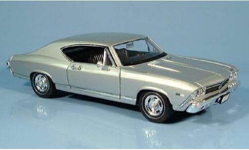 Chevrolet Chevelle 1/24 Welly SS 396 silber 1:24 diecast model cars
