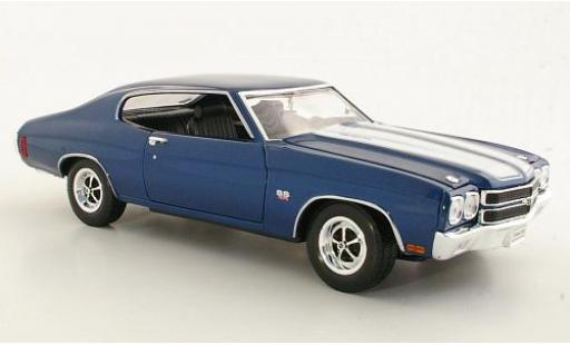 Diecast model cars Chevrolet Chevelle 1/18 Welly SS 454 met.-blau/weiss 1:18 Chevrolet Chevelle 1/18 Welly SS 454 met.-blau/weiss 1:18 diecast model cars