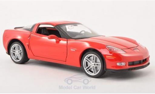 Diecast model cars Chevrolet Corvette 1/24 Welly Z06 red 2007 Chevrolet Corvette 1/24 Welly Z06 red 2007 diecast model cars