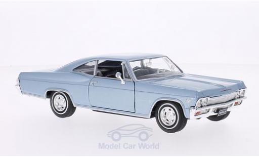 Chevrolet Impala 1/24 Welly SS 396 metallic blue 1965 diecast model cars