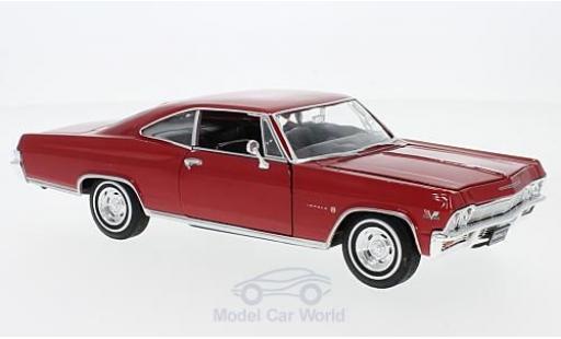 Chevrolet Impala 1/24 Welly SS 396 red 1965 diecast model cars