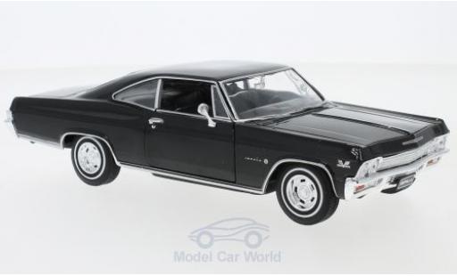 Chevrolet Impala 1/24 Welly SS 396 black 1965 diecast model cars