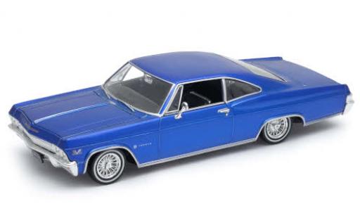 Chevrolet Impala 1/24 Welly SS 396 Tuning metallic blue 1965 diecast model cars
