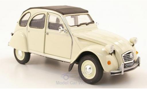Citroen 2CV 1/24 Welly beige ohne Vitrine diecast model cars