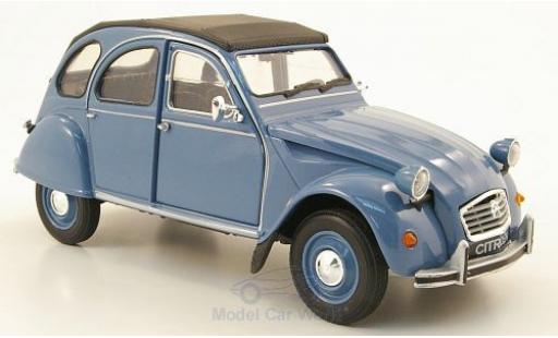 Citroen 2CV 1/24 Welly blue ohne Vitrine diecast model cars