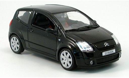 Diecast model cars Citroen C2 1/24 Welly schwarz 2004 1:24 Citroen C2 1/24 Welly schwarz 2004 1:24 diecast model cars