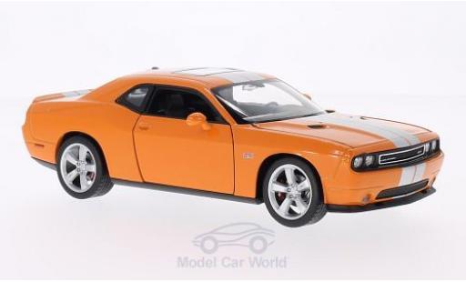 Diecast model cars Dodge Challenger 1/24 Welly SRT orange/grey Dodge Challenger 1/24 Welly SRT orange/grey diecast model cars