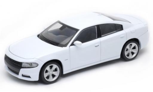 Diecast model cars Dodge Charger 1/24 Welly R/T white 2016 Dodge Charger 1/24 Welly R/T white 2016 diecast model cars