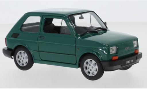 Fiat 126 1/24 Welly green diecast model cars