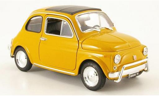 Fiat 500 1/24 Welly ocker 1:24 diecast model cars