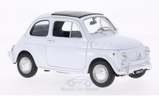 Fiat 500 1/18 Welly white 1957 diecast model cars