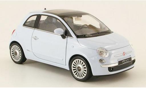 Fiat 500 1/24 Welly weiss 2007 1:24 diecast model cars