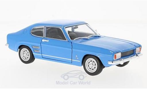 Diecast model cars Ford Capri 1/24 Welly I 1600 GT XLR blue 1969 Ford Capri 1/24 Welly I 1600 GT XLR blue 1969 diecast model cars