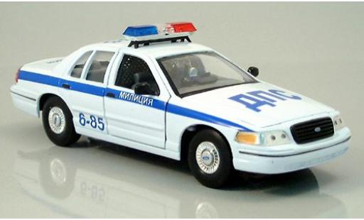 Ford Crown 1/24 Welly Victoria Polizei Moskau 1:24 diecast model cars
