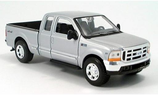 Diecast model cars Ford F-350 1/24 Welly F350 silber 1:24 Ford F-350 1/24 Welly F350 silber 1:24 diecast model cars