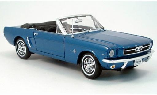 Diecast model cars Ford Mustang 1/18 Welly Cabriolet met. blau 1964 1:18 Ford Mustang 1/18 Welly Cabriolet met. blau 1964 1:18 diecast model cars