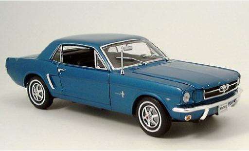 Diecast model cars Ford Mustang 1/18 Welly Coupe grün 1964 1:18 Ford Mustang 1/18 Welly Coupe grün 1964 1:18 diecast model cars