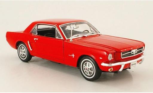 Ford Mustang 1/18 Welly Coupe rot 1964 1:18 diecast model cars