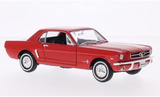 Ford Mustang 1/24 Welly Coupe rot 1964 1:24 diecast model cars