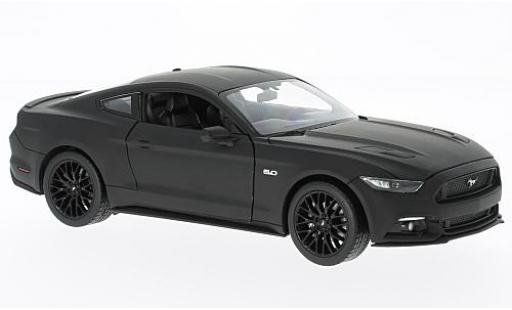 Diecast model cars Ford Mustang 1/24 Welly GT matt-black 2015 Ford Mustang 1/24 Welly GT matt-black 2015 diecast model cars